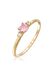 Elli - Ring - Dames verlovingsring hart met zirkonia kristal in 925 sterling zilver - Dames