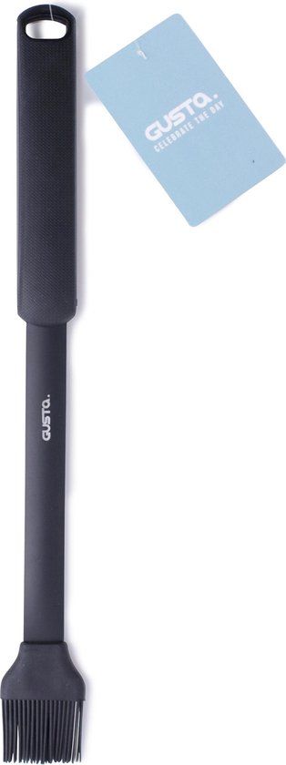 Gusta BBQ Siliconen Kwast - Zwart - 40 cm