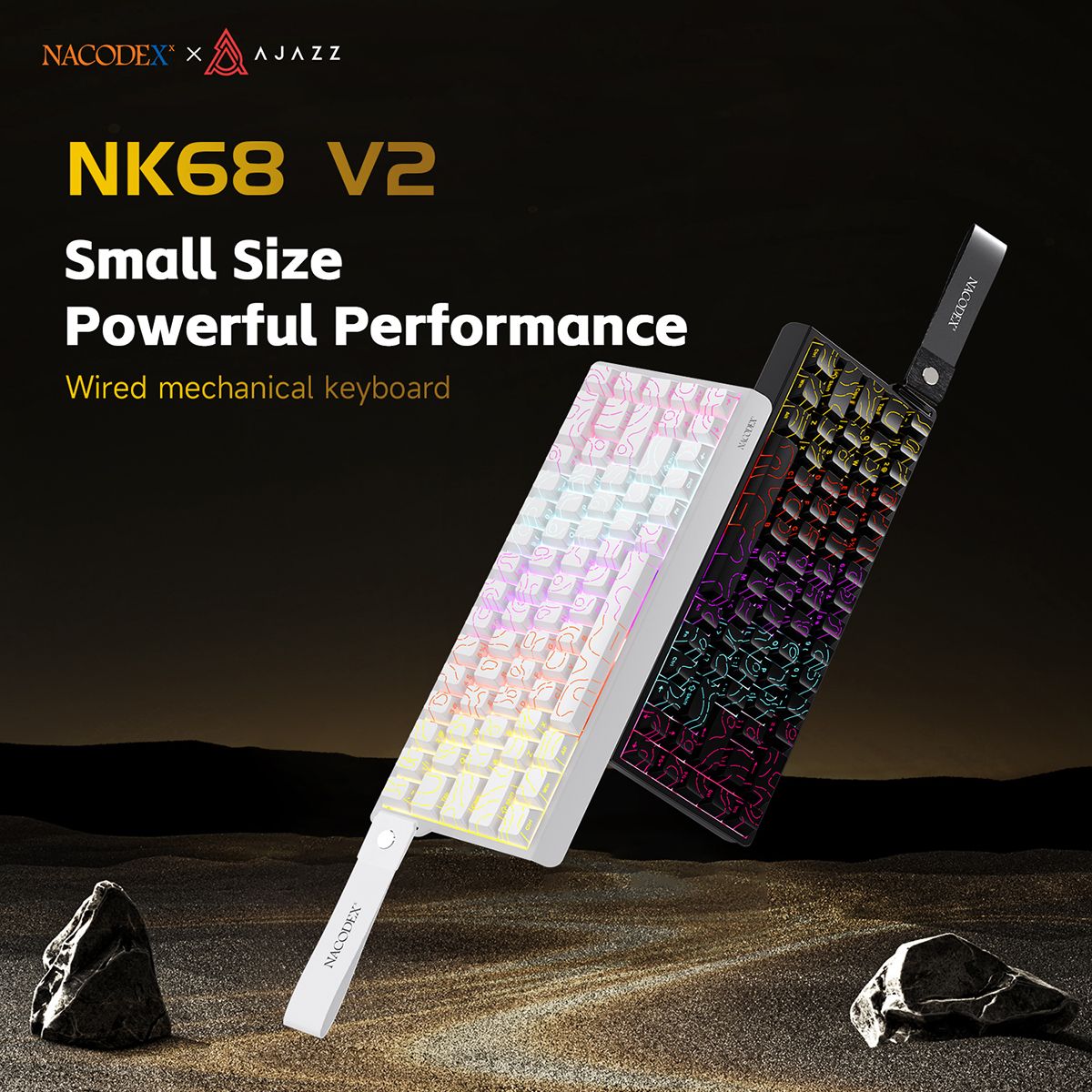 Ajazz NK68 V2 Gaming mechanisch toetsenbord