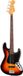 Fender American Professional Classic Jazz Bass RW 3-Color Sunburst - Elektrische basgitaar