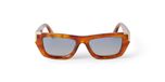 Palm Angels Peri10k Malibu Lunettes de soleil unisexe Havane œil de chat bleu 53mm