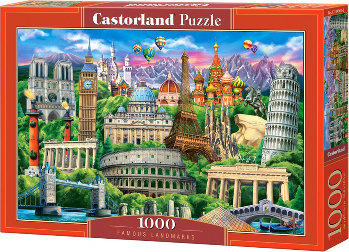 Castorland Famous Landmarks Puzzel 1000 Stukjes