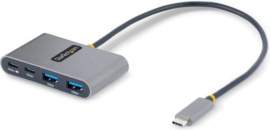 StarTech 4-Port USB-C Hub - Black/Grey