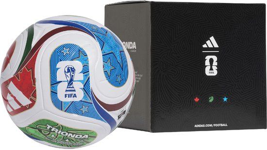 Adidas FIFA World Cup 26 League Voetbal - Maat 5 - Wit/Groen/Blauw/Rood
