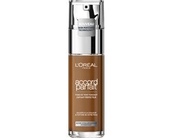 L'Oréal Make-Up Designer True Match Foundation 8.N Cappuccino - Natuurlijk Dekkende Foundation met Hyaluronzuur en SPF 17 - 30 ml