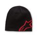 Alpinestars Corp Shift Beanie Pet Zwart Rood OS Unisex-Adult