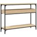 Maison Exclusive Table console avec étagère Sonoma Chêne 100x29x75 cm