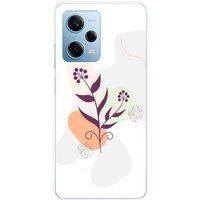 Xiaomi Bedrukt siliconen hoesje compatibel met Xiaomi Redmi Note 12 Pro 5G, Xiaomi Poco X5 Pro Blossom