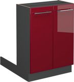Vicco Fame-Line Keukeneiland – 60 cm zonder werkblad Bordeauxrode hoogglans