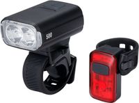 BBB Cycling NanoStrike 500 Combo Voorlicht & Achterlicht Set – 500 Lumen – USB Oplaadbaar – IPX6 Regenbestendig – Fietsverlichting Racefiets & Mountainbike – BLS-265