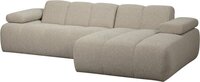 WOOOD Mojo Chaise Longue - Bouclé - Beige Melange - Right