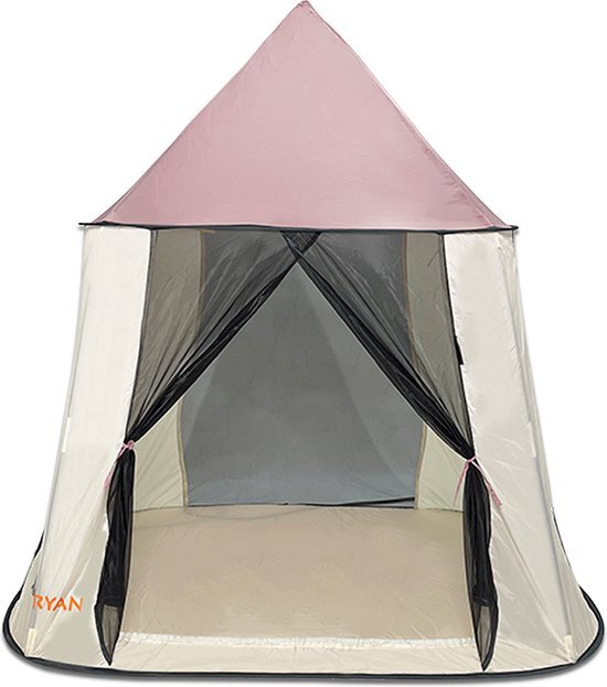 Deryan Luxe Speeltent voor Kinderen - Met bodem -Rose roze