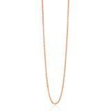 ZINZI 90cm Zilveren Jasseron Ketting Geel Verguld ZILC-J90R