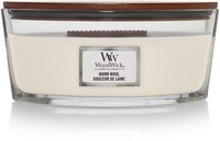WoodWick Heartwick Flame Ellipse Geurkaars - Warm Wool - 50 branduren