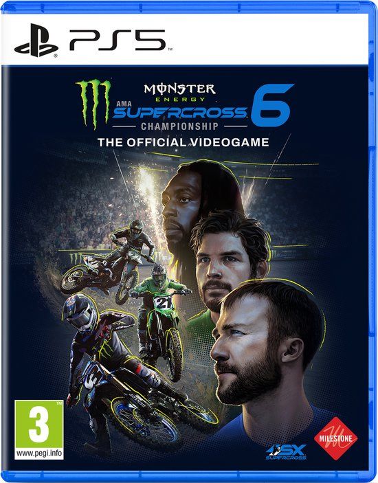 Monster Energy Supercross 6 - PS5 - Blu-ray