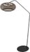 Anne Lighting Zwarte Vloerlamp Zig-Zag 4510ZW – Bamboe Ø60 cm, Kantelbaar