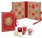 Icecat Calendrier de l'Avent avec bougies parfumées - Cadeau de Noël, couleur rouge