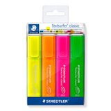 Staedtler Textsurfer Classic Markeerstiften, 4 stuks