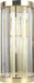 VETRO Light Prestige Lampe murale glamour dorée, abat-jour vertical en verre, 1xE14, 10W