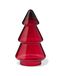 HEMA Sapin de Noël 8,8x8,8x12cm Verre Rouge