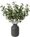 Bellatio Design Kunstplant takken Eucalyptus Narvik - 6x - 92 cm - lichtgroen - kunst zijdebloemen