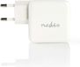 Nedis thuislader met 1 USB-C en 1 USB-A poort - Smart IC - 4,8A / wit