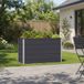 vidaXL Verhoogde Tuinbak Antraciet 100 x 40 x 55 cm