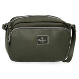 Pepe Jeans Christine schoudertas groen 21,5 x 15 x 5 cm polyester met details van kunstleer van Joumma Bags