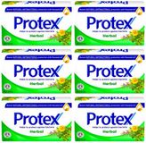 Protex Savon pour les mains Herbal - Antibactérien - 6 x 90g - Soin & Hydratant - Pain de savon