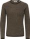 ONLY&SONS - ONSERIC REG 12 STRUC CREW KNIT NOOS - Heren - Gebreide truien - XL - Katoen - Demitasse