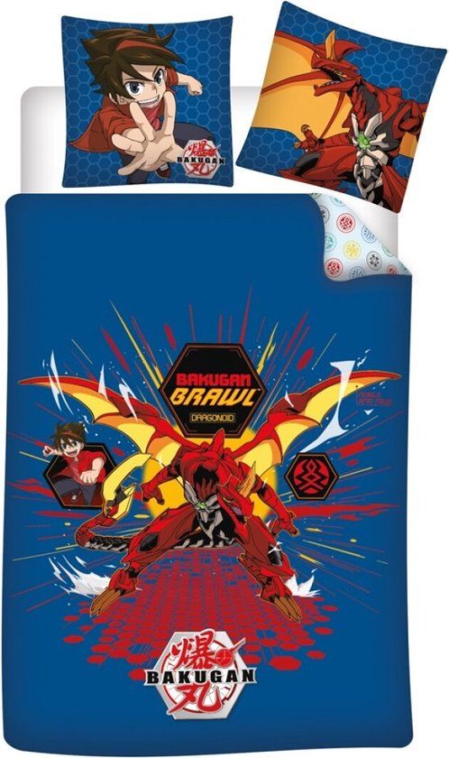 Bakugan Dekbedovertrek Brawl - Eenpersoons - 140x200cm - Polyester