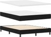 vidaXL Boxspring bed met hoofdeinde Zwart 200 x 160 cm Stof