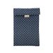 Koala Eco Friendly Snackhouder biologisch katoen, 26 x 17,5 cm, blauw