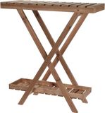 Home & Styling Plantenrek hout 2 lagen 70x28x75cm
