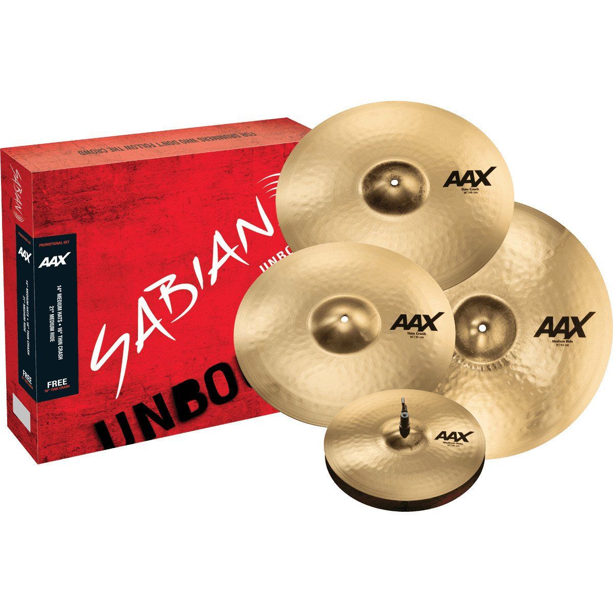 Sabian AAX Promotional Set - Bekkenset