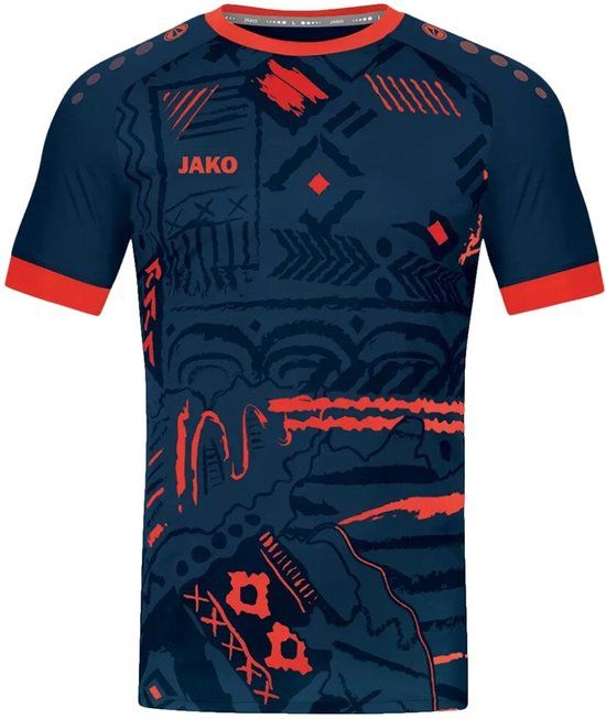 Jako - Shirt Tropicana MC - Navy - Kids - 140