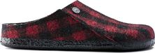 Birkenstock Zermatt Shearling Pantoffels Plaid Red Wolvilt Maat 44