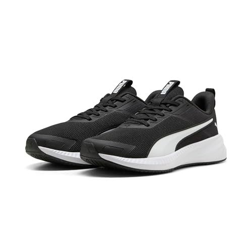 PUMA Flyer Lite 4 hardloopschoenen, uniseks, Puma zwart PUMA wit, 43 EU