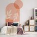 Ambiance Sticker Vliesbehang voorgelijmd reuzenmuurschilderingen - bogen natuur abstract - decoratieve lijm - 90 x 60 cm