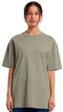 Build Your Brand Oversized Boyfriend Dames T-Shirt Pale Olive 3XL