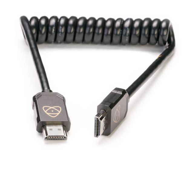 Atomos Full HDMI - Micro HDMI Cable 30cm 4K60p Coiled