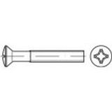 TOOLCRAFT 1066400 Vis à tête bombée M6 55 mm Phillips DIN 966 Inox A2 200 pièce(s)