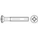 TOOLCRAFT 1066400 Vis à tête bombée M6 55 mm Phillips DIN 966 Inox A2 200 pièce(s)