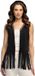 Boland Gilet Indy M/L Volwassenen Hippie Festival Flower Power 70s Carnaval