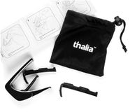 Thalia Premium Series Capodaster met Zwarte Chromen Afwerking en Vintage Parelmoeren Honingraat-inleg