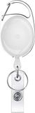 Heble® Wit Badgehouder met Clip - Trekkoord Werkpas - Skipas