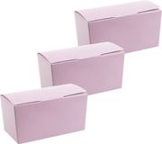 Santex boîte cadeau/boîte de bonbons - 12 x 6 cm - remerciement de mariage - 50 pièces - lilas