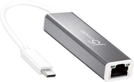 j5create JCE133G-N USB-C naar Gigabit Ethernet Adapter