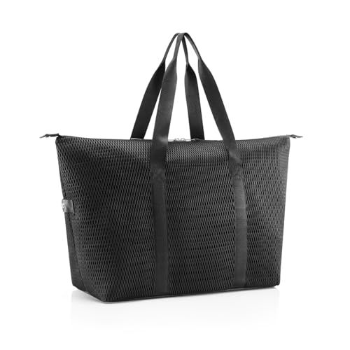 reisenthel Extralite weekender L – sporttas, reistas, handbagage, Ryanair goedgekeurd, extra licht, 42 liter, Mesh Black, Large