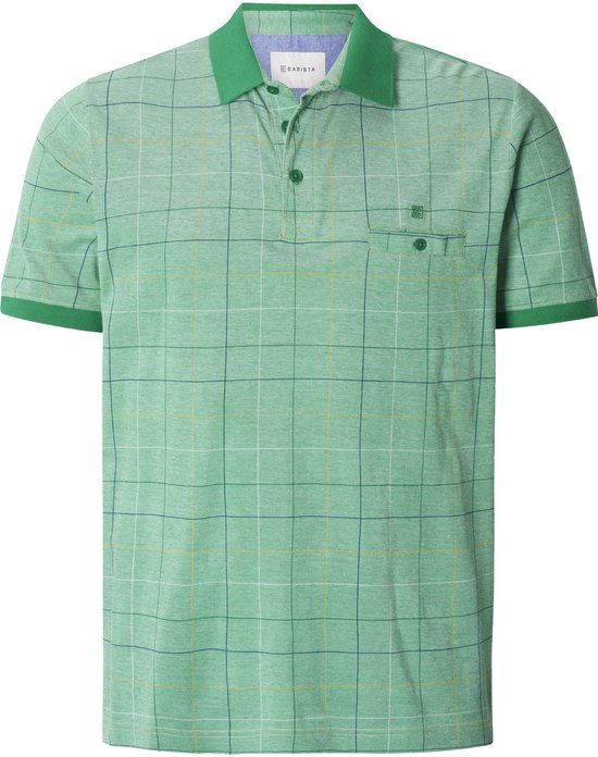 Babista heren Poloshirt - Katoen - Groen - Maat M